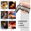Torch Lighter, Quad 4 Jet Flame Windproof Butane Lighter with Safety Lock Adjustable Refillable Lighter for Kitchen Grill BBQ Candle Camping 2