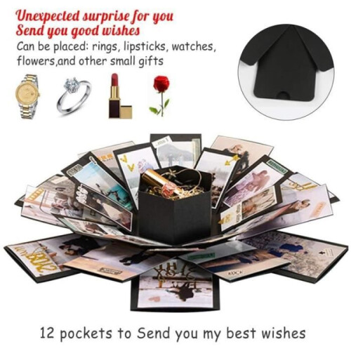DIY Explosion Surprise Box - Creative - Birthday - 4 Layers - Personalized Gift - Unisex 2