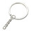 20 Pieces Keyring Blanks Split Metal Key Rings For Keys, Crafts Diy 1
