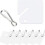 100 Pcs Key Tags with Metal Snap Hooks for Slotted Key Cabinets 1