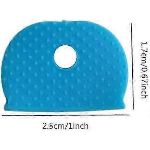 24 Pcs Colorful Key Cap Covers with ID Rings 1