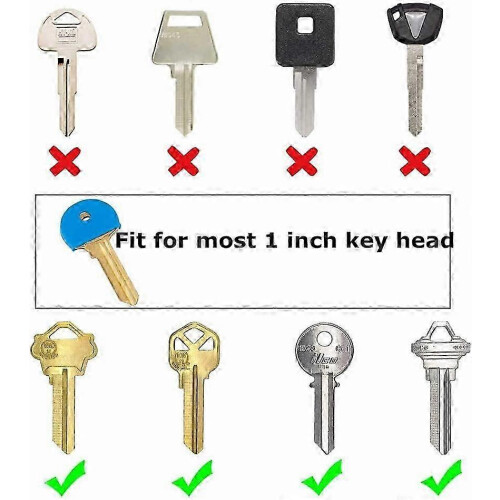 24 Pcs Colorful Key Cap Covers with ID Rings 2