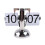 Flip Digital Clock -Small Scale Table Clock Retro Flip Clock Flip Internal Gear Operated Quartz Clock One Leg Clock Home 1