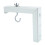 2Pcs Projector Curtain Hanger Projector Screen L-Bracket Mounting Hanger Holder Adjustable Extension Mount Stand 3