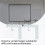 2Pcs Projector Curtain Hanger Projector Screen L-Bracket Mounting Hanger Holder Adjustable Extension Mount Stand 6