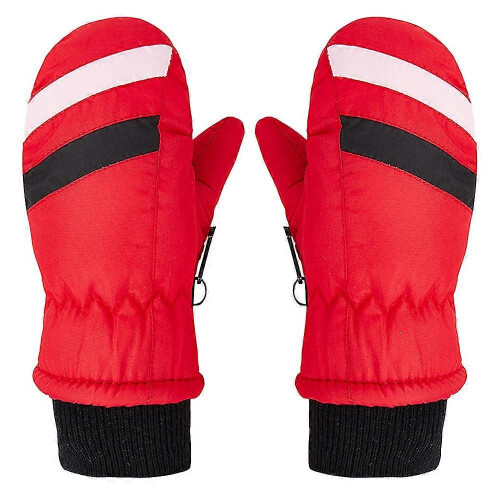 Vintervotter for barn, vanntette skivotter, varme vinterhansker, unisex