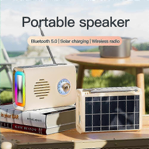 Mini Bluetooth Speaker,Vintage Wireless Speaker,Retro Bluetooth Speaker with 1