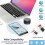 Portable Bluetooth Speaker, Bluetooth Speaker with LED Lights, Wireless Speaker 2