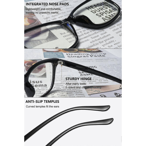 Rectangle Reading Glasses With Blue Light Blocking Women Men Glasses 2