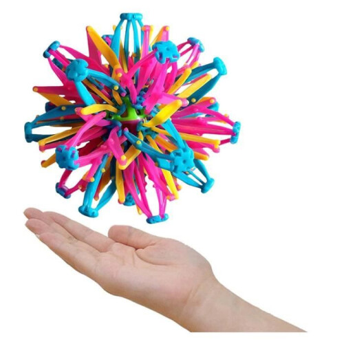 Breathing and Anxiety Toy - Rainbow Shrinking Ball 1