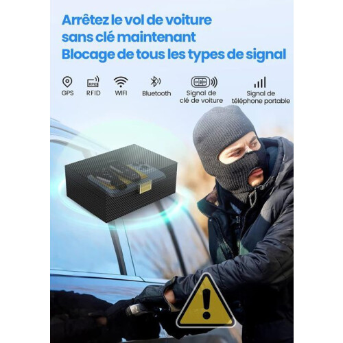 Anti-RFID Car Key Box Set with RFID Case, RFID Signal Blocking Box, Security Protection for Car Remote Key 1