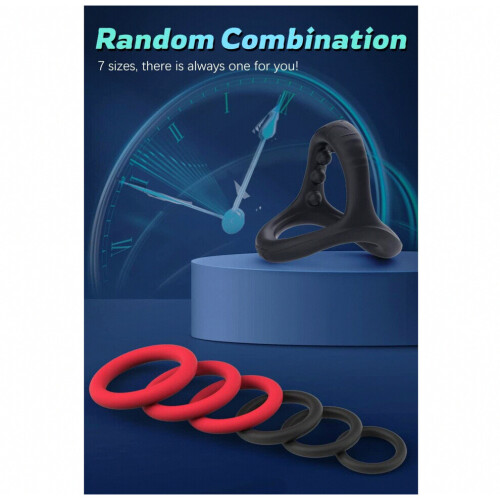 Triangular penis ring for men, delays ejaculation and enhances erection. – Surprise gift 2