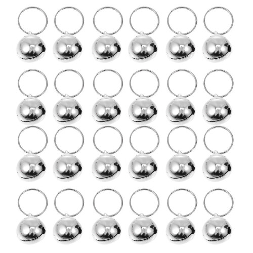 24Pcs Decorative Dog Bells Multi-function Pet Bells Adorable Collar Bells Cat Accessory