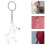 Pet Hair Keepsake Box for Storage with Portable Keychain 4Pcs 3