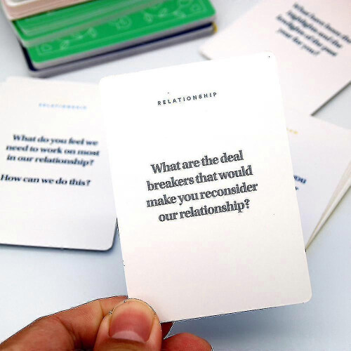 Couples Conversation Prompt Card Game Relationship Communication Question Game for Date Night 1