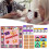 Pink Couples Interactive Board Game Romantic Date Night Game Set with Game Pieces & Dice 2