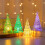 Small Christmas Tree Night Light with LED for Tabletop Display 2