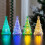 Veilleuse de table en forme de petit sapin de Noël avec LED 3