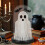 Ghost in Dome Night Light – Battery Operated Warm LED – for Mantel Tabletop Decor 5