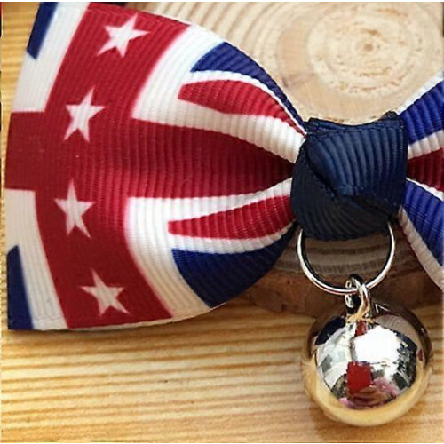 Collier à clochette style britannique pour animaux de compagnie (chat/chien) 2