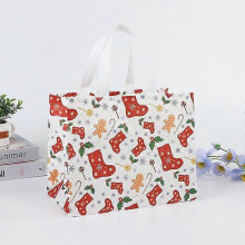 Weihnachtsgeschenktüten, Vliesstoff, Weihnachtsmann- und Schneemann-Handtasche, Weihnachtsfeierartikel, Neujahrs-Süßigkeiten-