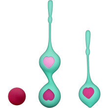 Paquete de 2 bolas de silicona para ejercicios de Kegel, cuidado personal femenino, entrenamiento de relajación, pesas, kit de masaje,