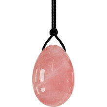Huevos Yoni naturales perforados de 40x25 mm, 16 tipos de jade y cuarzo rosa, piedras de masaje, bolas para ejercicios de Kegel, kit d