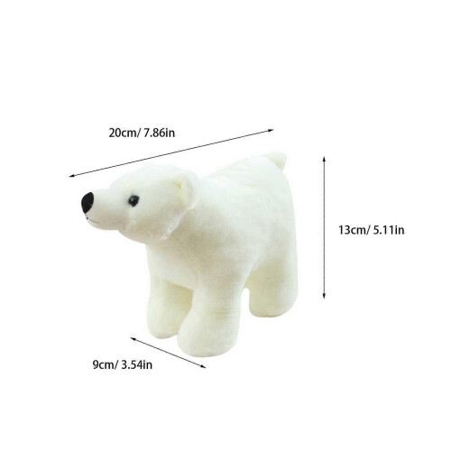 Polar Bear Plush Doll for Decoration 1Pcs Soft Toy Birthday Present 1