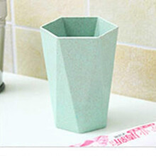 Vaso biodegradable para cepillo de dientes, ecológico, de paja de trigo, para enjuague bucal de viaje.