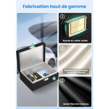 Anti-RFID autosleutelboxset met RFID-behuizing, RFID-signaalblokkerende box, beveiliging voor autosleutel met afstandsbediening