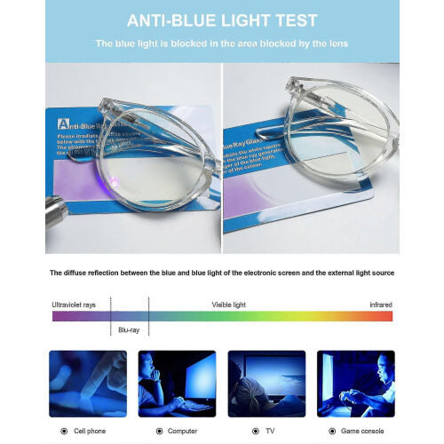 Rectangle Reading Glasses With Blue Light Blocking Women Men Glasses 1