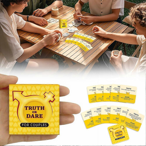 Couples Truth or Dare Interactive Card Game Romantic Date Night Playing Cards Gift 1