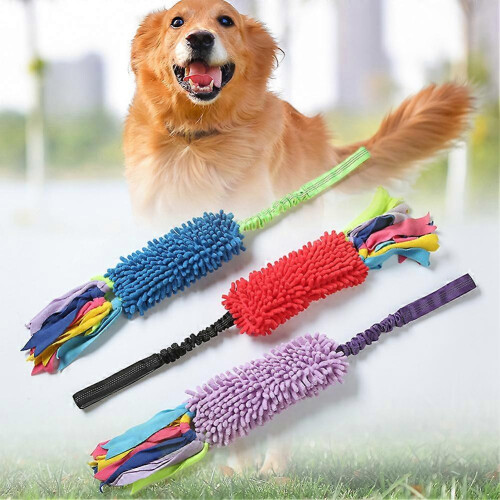 Bungee Snoodle Dog Tug-Mop Training Toy Exercise Interactive Play Games Pet Supply 2