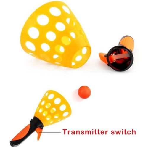 Gioco Fangball - Pop 'N Catch - Multicolore - 2 cestini - 3 palline - Per esterni 2