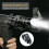 Tactical Flashlight High Lumen Super Bright LED, USB Rechargeable 5 Lighting Modes, Rail Mount with Pressure Switch 3