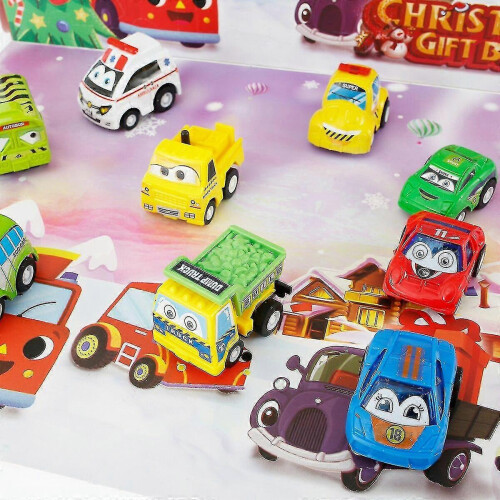24 stk. biladventskalender til jul 1