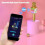 Microfono karaoke wireless, microfono karaoke per bambini con luce LED danzante, microfono Bluetooth per bambini, oro 4