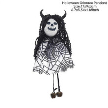 Dekoracje na Halloween, lalka czarownicy, dynia, duch, wisiorek, prezenty dla dzieci, dekoracje na Halloween do domu, impreza hallowee