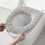 pezzi Copriwater, cuscino per sedile WC, morbido e caldo, lavabile, per bagno 2