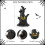 Halloween Tree with Spooky LED Lights, Tabletop Halloween Decorations, Haunted Night Light 4