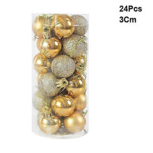 6-24Pcs Red Gold Christmas Balls Christmas Tree Ornaments Large Ball Hanging Pendant Home Xmas Navidad Decor New Year