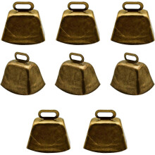 8 buc 1,57 inch pășunat cupru clopot 40 mm fermă animale bronz clopot vacă cal oaie câine pisică capră anti-pierdere clopot pentru ani