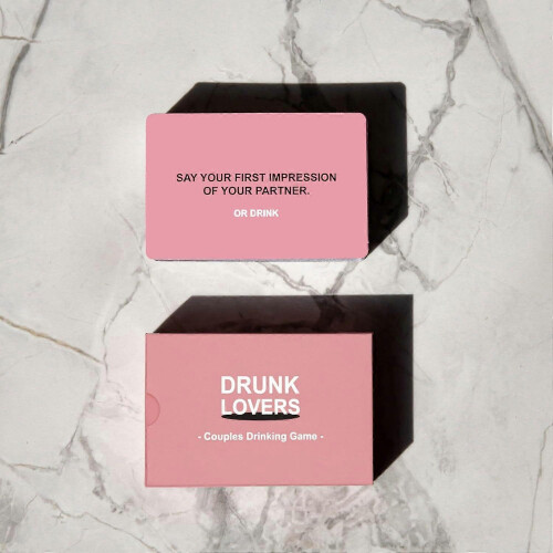 54pcs Couples Drinking Card Game Romantic Date Night Interactive Game Valentine’s Day Gift 1