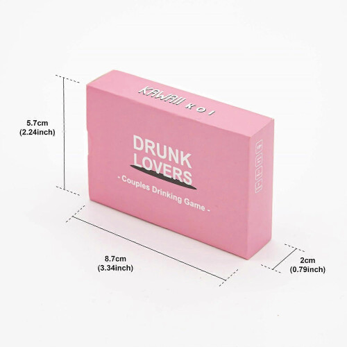 54pcs Couples Drinking Card Game Romantic Date Night Interactive Game Valentine’s Day Gift 2
