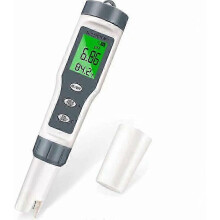 3-v-1 tester kvality vody, pH meter, TDS teplomer, prenosný pH tester s LCD displejom pre bazénové akvárium