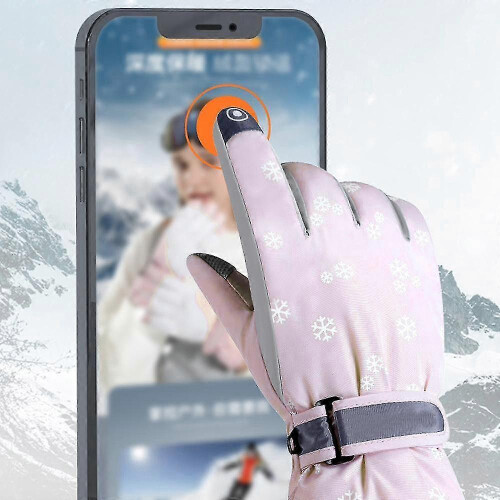 Snöhandskar Vattentäta vinterskidhandskar Varma neutrala handskar 2