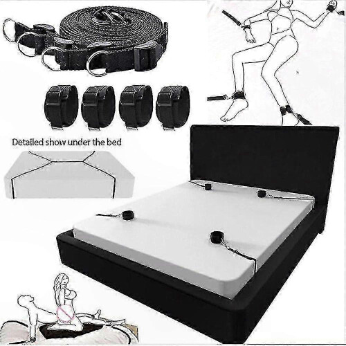 Couples Play Gift Set Adjustable Wrist and Ankle Straps for Interactive Entertainment 2