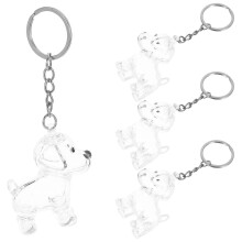 Pudełko na pamiątki z sierści zwierząt do przechowywania z przenośnym brelokiem 4 szt.