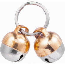 2 Extra Loud Cat & Dog Bells | Pet Tracker | Save Birds & Wildlife | Luxury Handmade Copper (Small) heHE