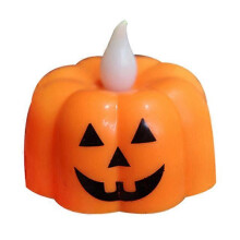 Halloweenske tekvicové sviečky, halloweenske párty potreby, LED svetlo, lampáš, ozdoby, rekvizity, halloweenske vonkajšie dekorácie do